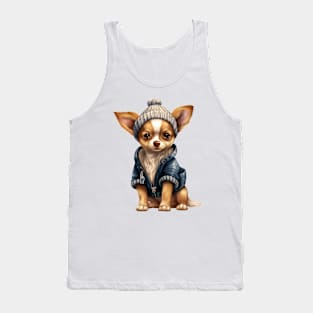 Winter Chihuahua Dog Tank Top